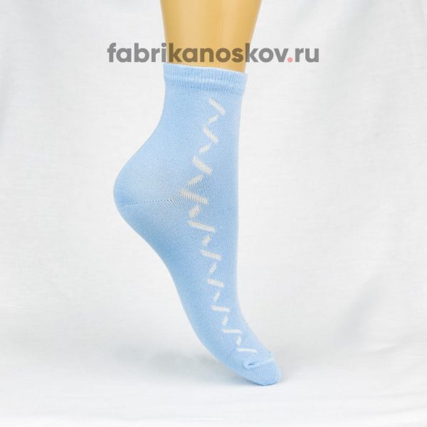 Женские носки с узором на боковой части Женские носки с узором на боковой части