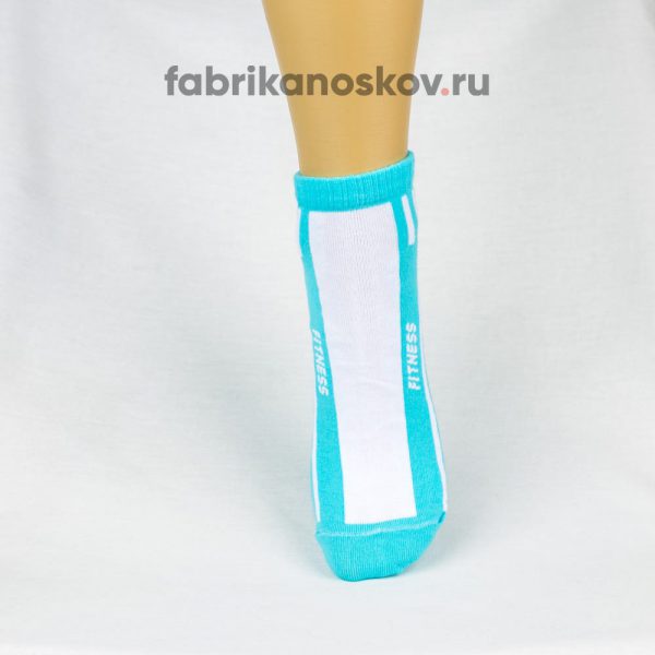 Женские короткие носки с надписью FITNESS Женские короткие носки с надписью FITNESS