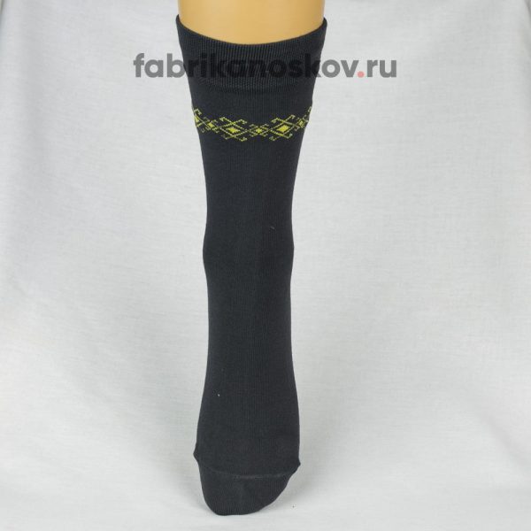 Мужские носки с орнаментом Мужские носки с орнаментом