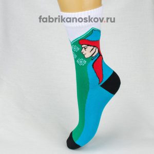 Мужские сувенирные носки с изображением Батыра