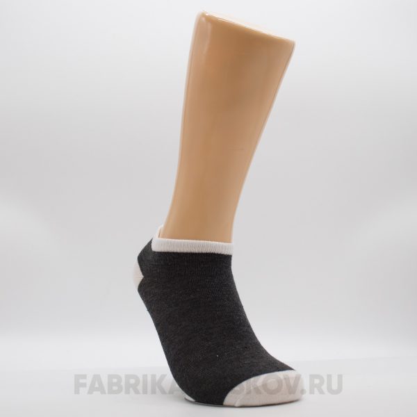 Мужские носки с серой вставкой Мужские носки с серой вставкой