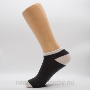 Женские носки с серой вставкой