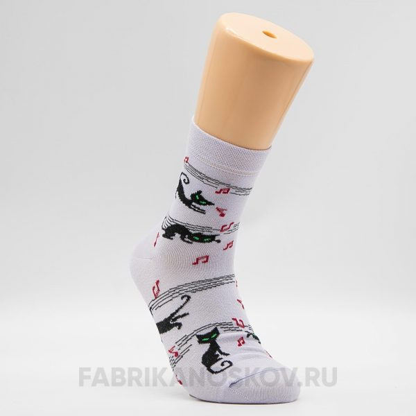 Женские носки с котятами