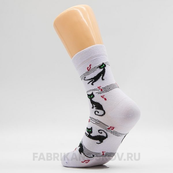 Женские носки с котятами