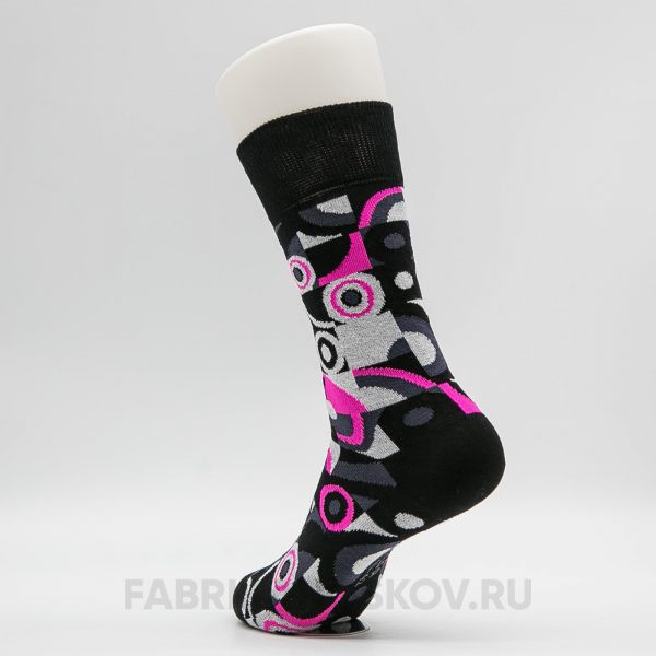 Носки мужские с абстракцией
