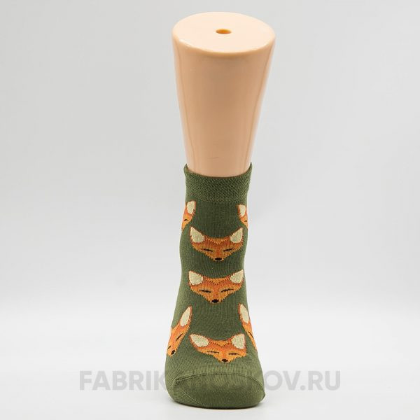 Женские носки с лисичками