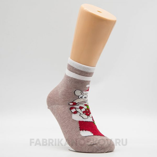 Носки женские новогодние