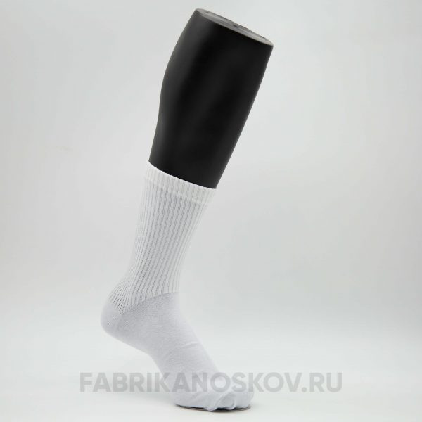 Мужские однотонные носки со спортивной резинкой для сублимации Мужские однотонные носки со спортивной резинкой для сублимации