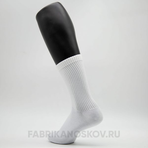 Мужские однотонные носки со спортивной резинкой для сублимации Мужские однотонные носки со спортивной резинкой для сублимации