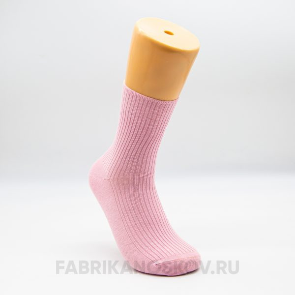 Женские носки с мягкой резинкой в рубчик