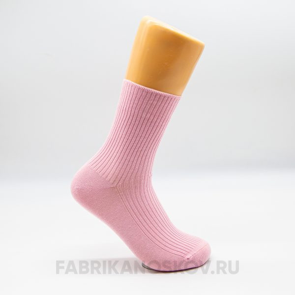Женские носки с мягкой резинкой в рубчик