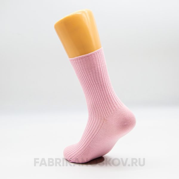 Женские носки с мягкой резинкой в рубчик
