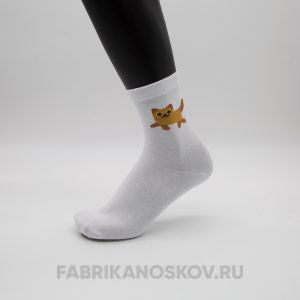Носки с бегущим котиком