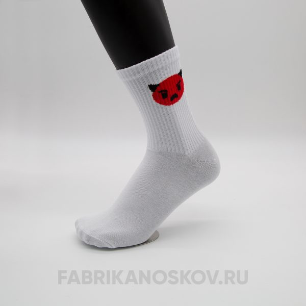 Носки со злым смайликом Носки со злым смайликом