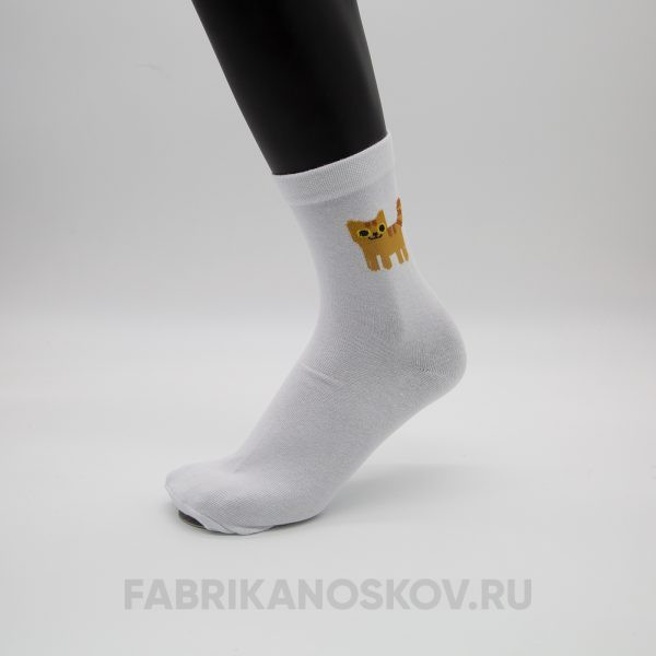 Носки с котом
